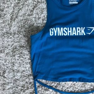 Gym shark tie tank